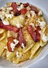 Ricetta Conchiglie con Crema di Patate, Speck e Scamorza Affumicata 😎