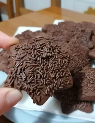 Ricetta Biscotti pasta frolla al cacao di Fabi95
