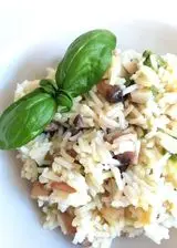 Ricetta Riso basmati con funghi e zucchine 