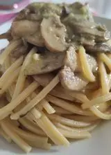 Ricetta Spaghettone con funghi e crema di avocado