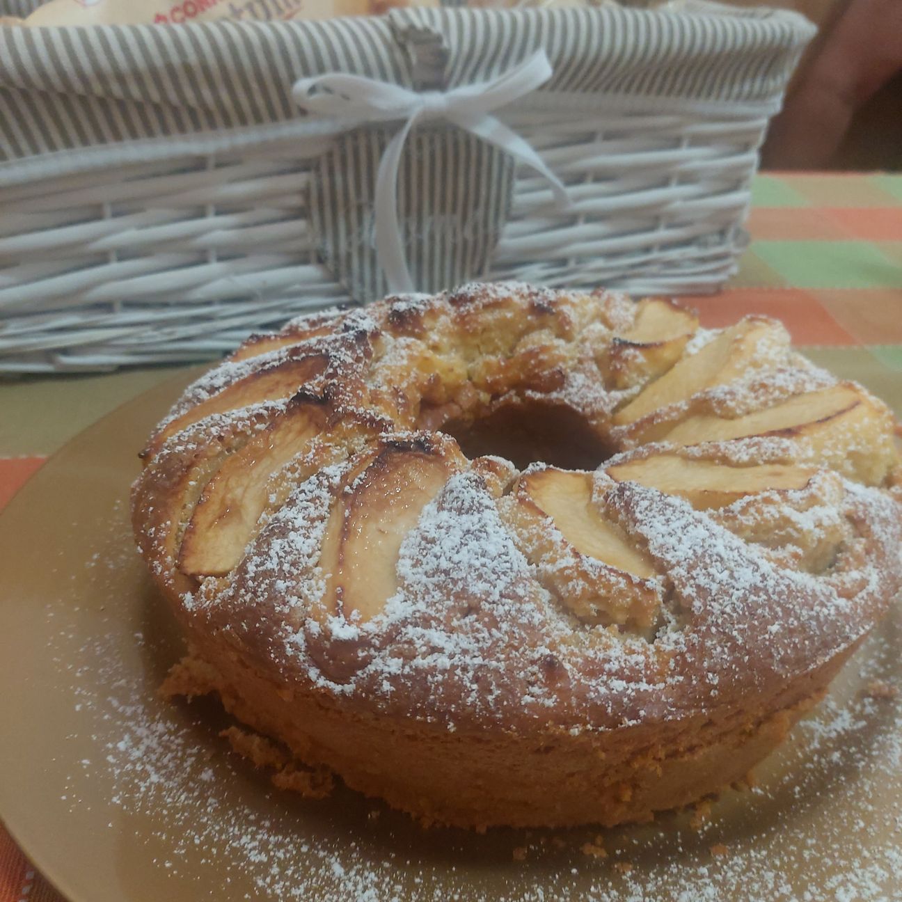 Ciambella mele e uvetta😊