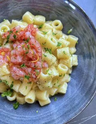 Ricetta PASTA E PATATE CON GAMBERO ROSSO di ileniaguarn