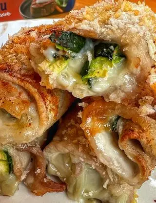 Ricetta Involtini di lonza ripieni di zucchine e Edelblu Cream Bergader di ileniaguarn