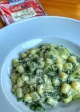 Ricetta Gnocchetti con bietole e Edelblu Bergader