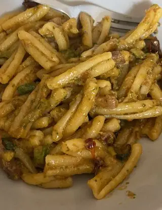 Ricetta Caserecce crema di zucchine, pancetta e pomodori secchi di Luk1908