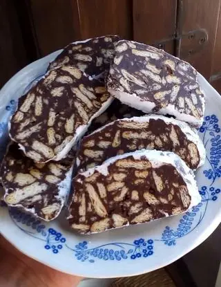 Ricetta Salame di cioccolato al caffè di laurabreviglieri002