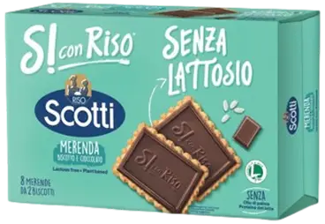 Immagine prodotto Merenda biscotto e cioccolato Si con Riso di Riso Scotti
