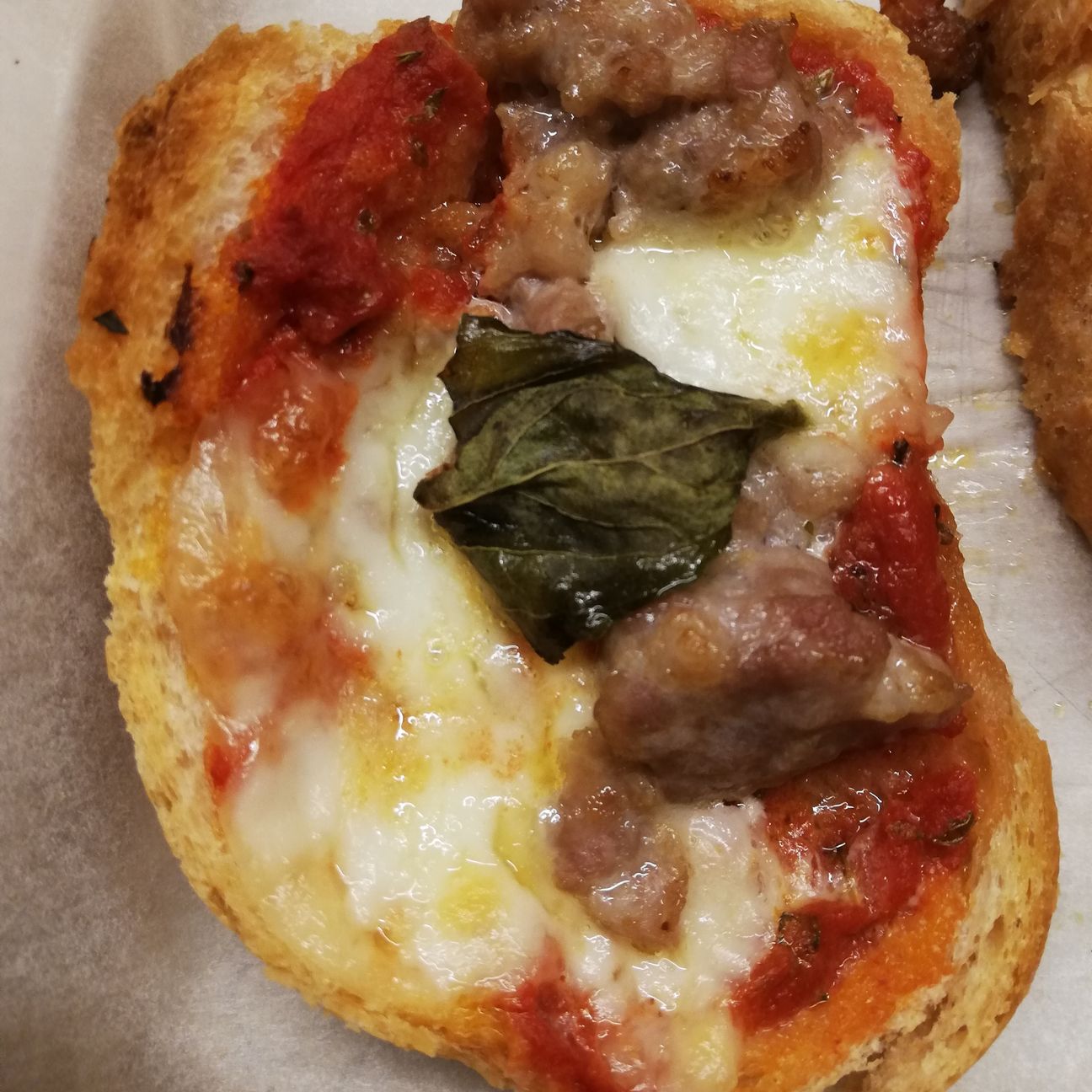 Pizzette di pane raffermo