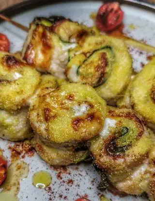 Ricetta INVOLTINI DI POLLO, ZUCCHINE E SCAMORZA di Pranz.0cena