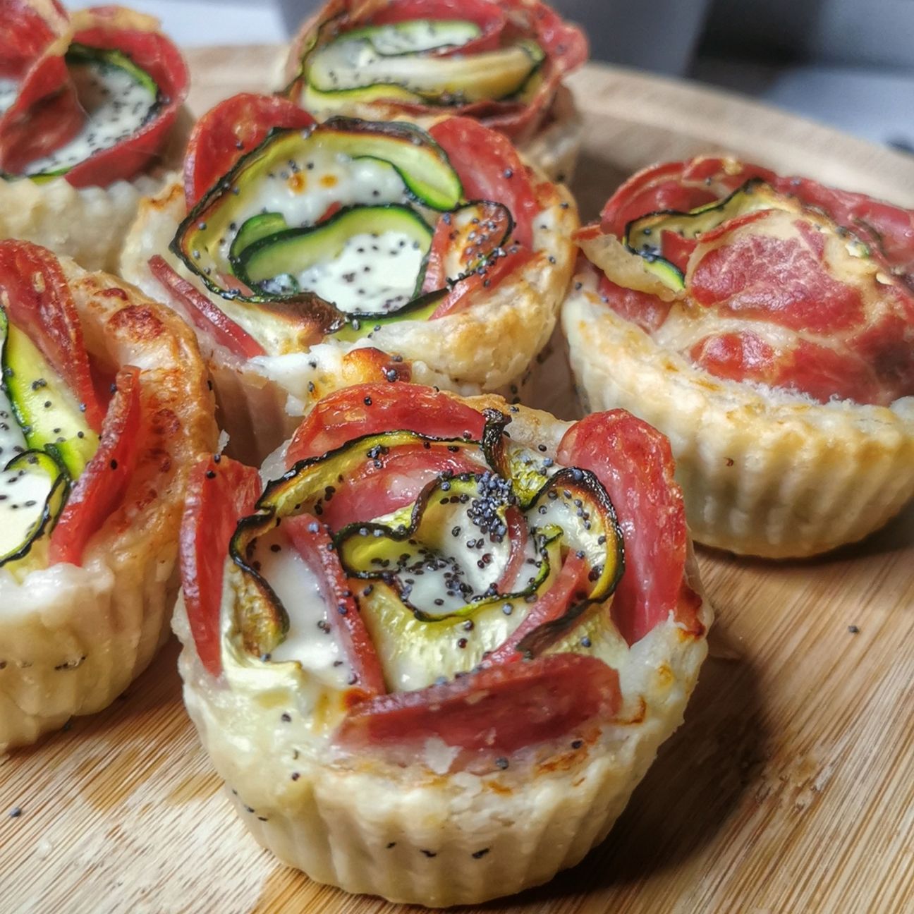 Rose di pasta sfoglia