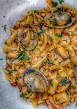 Ricetta Pasta mista con ceci, cozze e vongole