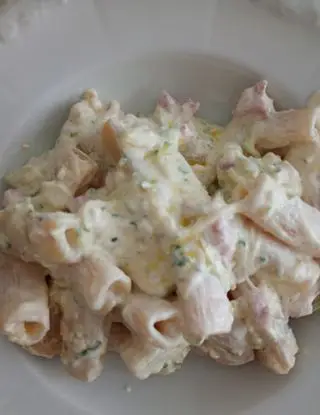 Ricetta Rigacuori con panna pancetta e zucchine. di daria.logiurato9