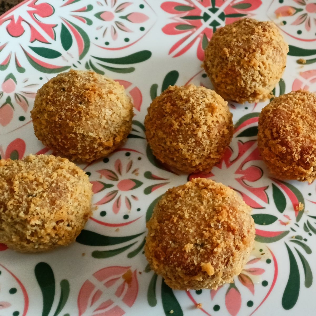 Polpettine di tonno in friggitrice ad aria