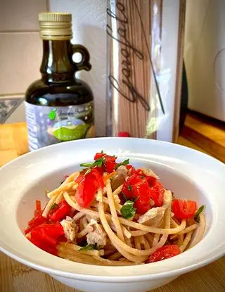 Ricetta Spaghetti integrali Garofalo con tonno, rucola e pomodorini al profumo di limone di i_love_casa_mia