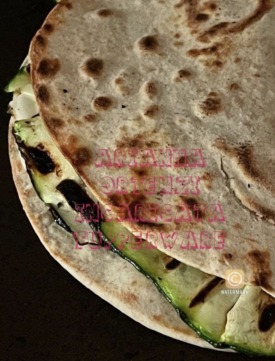Piadina con farina di ceci