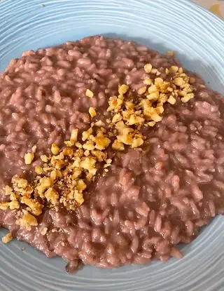 Ricetta Risotto radicchio rosso e noci di i_love_casa_mia