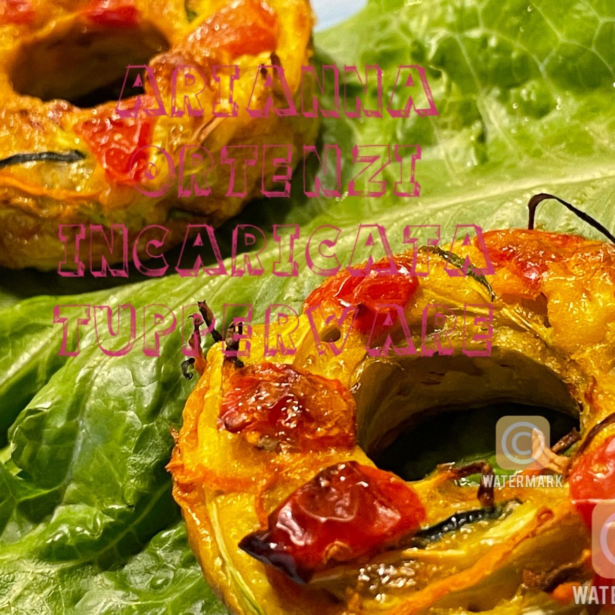 Ciambelline di frittata con verdure