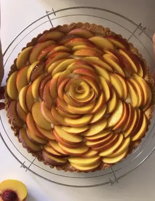 Ricetta Crostata di pesche e crema pasticcera di valechecucina