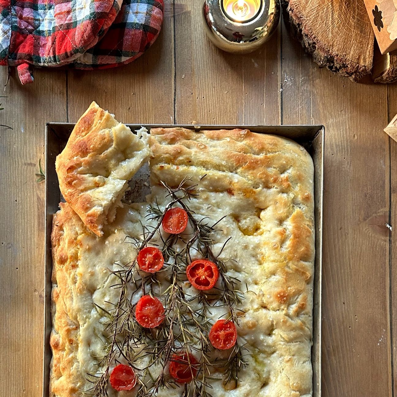 Focaccia di Natale
