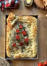 Ricetta Focaccia di Natale