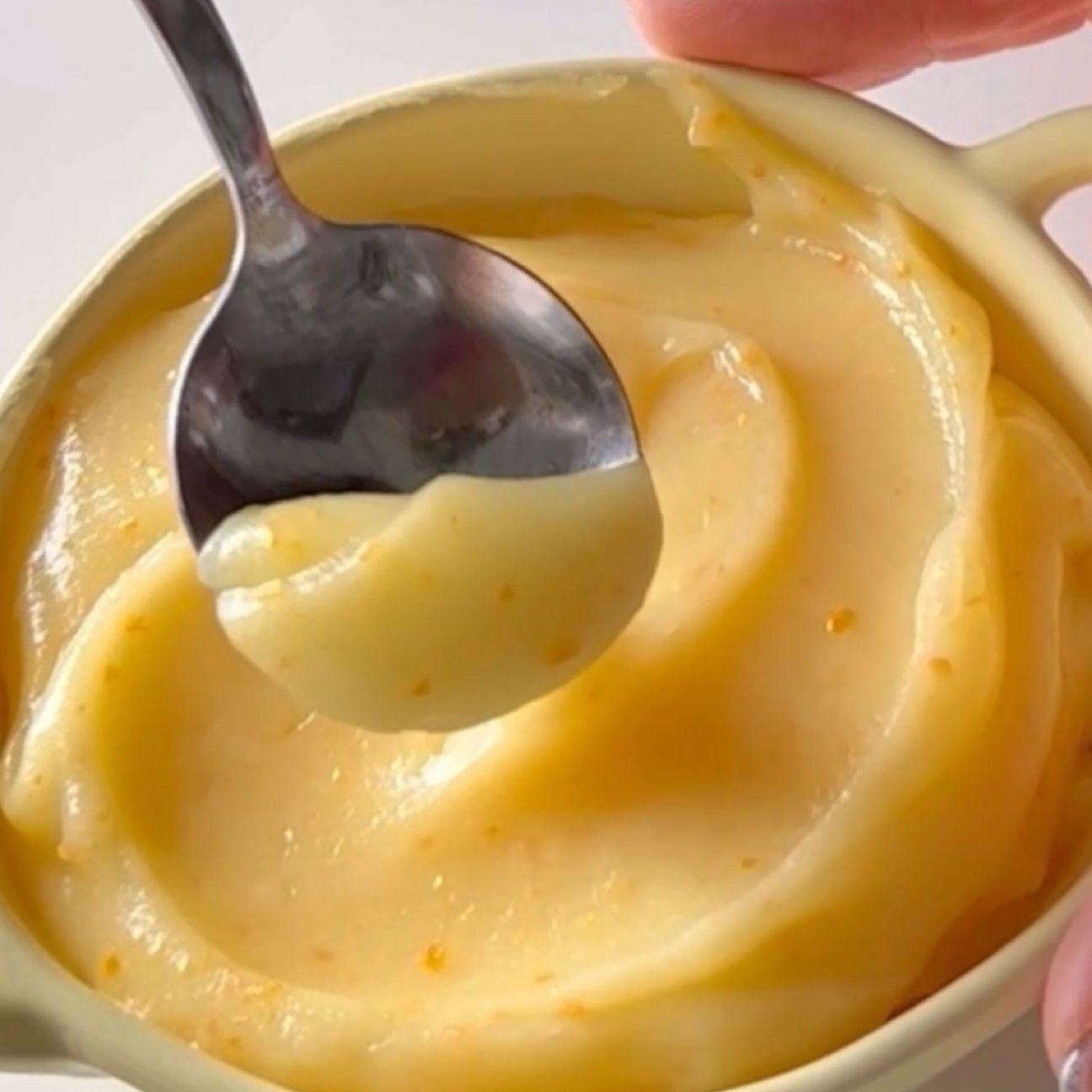 Crema senza uova all arancia
