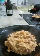 Ricetta Risotto 
mascarpone, pancetta e noci