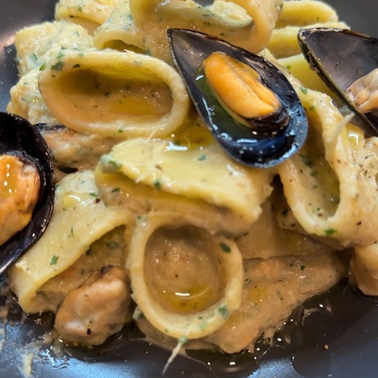 CALAMARATA COZZE E CARCIOFI