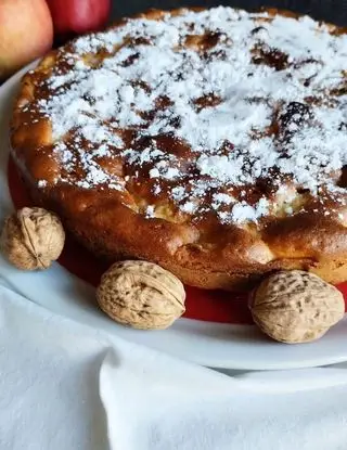 Ricetta Torta alle Mele e Noci Senza Glutine e Senza lattosio di dolcichepassioneglutenfree