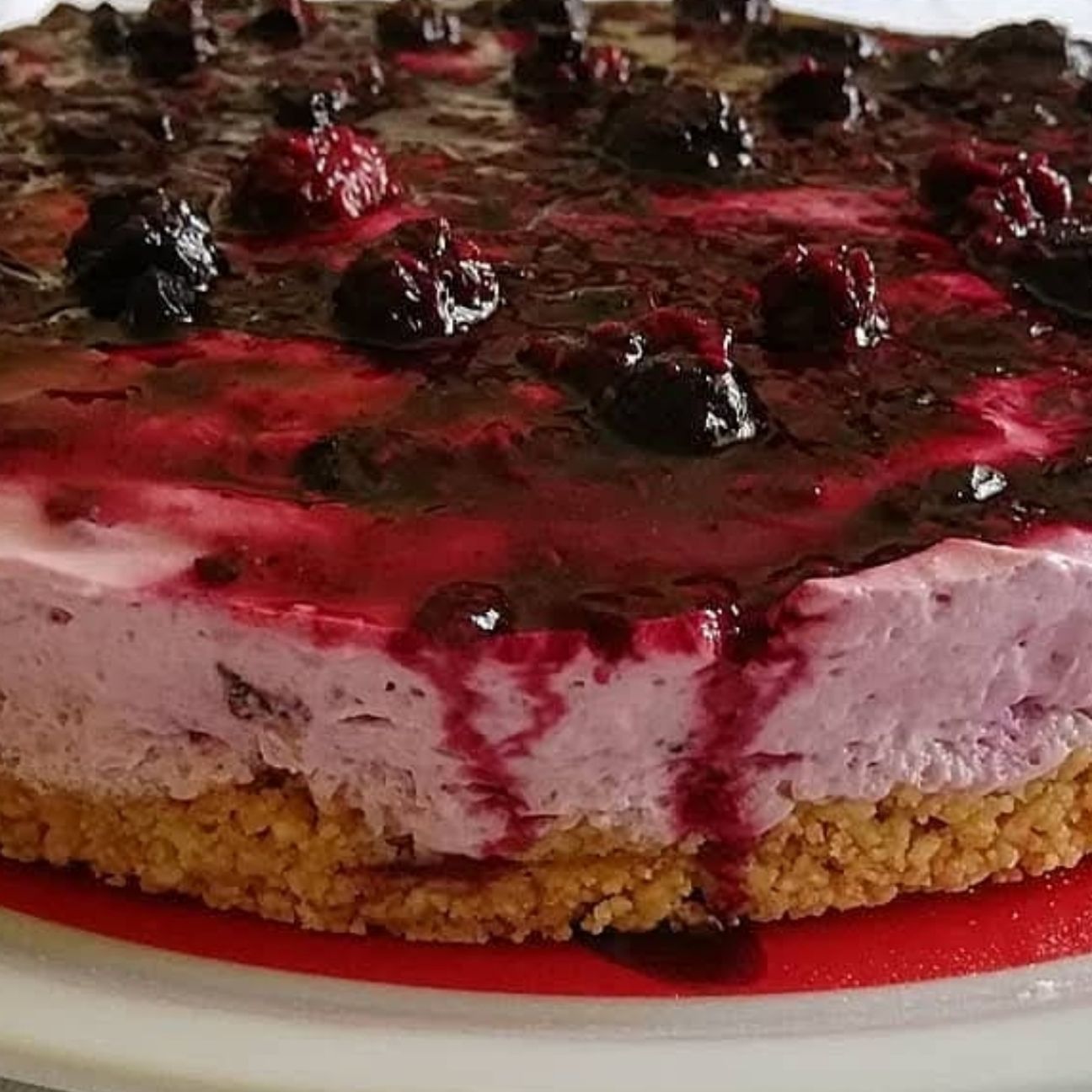 Cheesecake ai Frutti di Bosco Senza Glutine