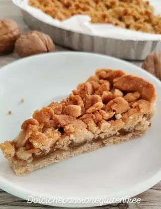 Ricetta Sbriciolata ai Fichi e Noci Senza Glutine e Senza Lattosio di dolcichepassioneglutenfree