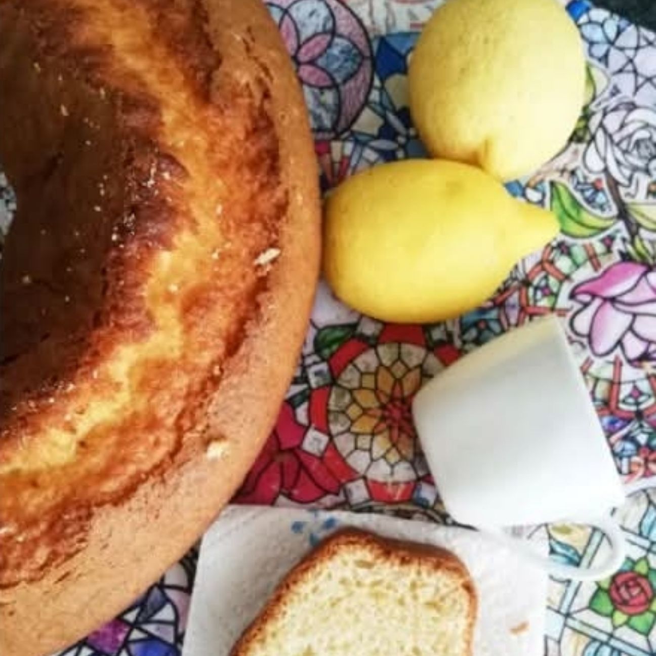 Ciambellone al Limone Senza Glutine e Senza Lattosio