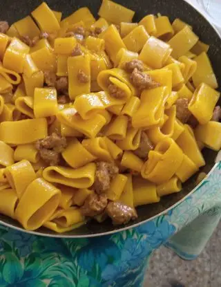 Ricetta Paccheri con zafferano e salsiccia di simona837