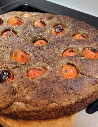 Ricetta Focaccia Nera ai 7 cerali di pet.angy.83