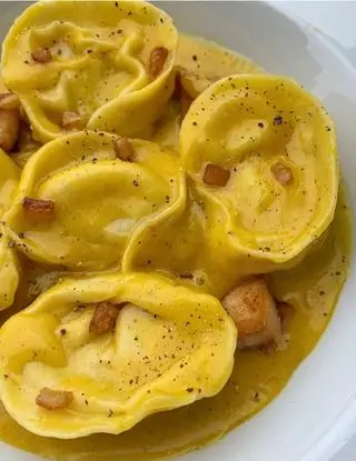 Ricetta Ravioli alla carbonara di mare di Unpiattoperamica