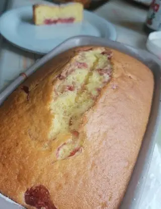 Ricetta Plumcake allo yogurt con marmellata di fragole di jessica654