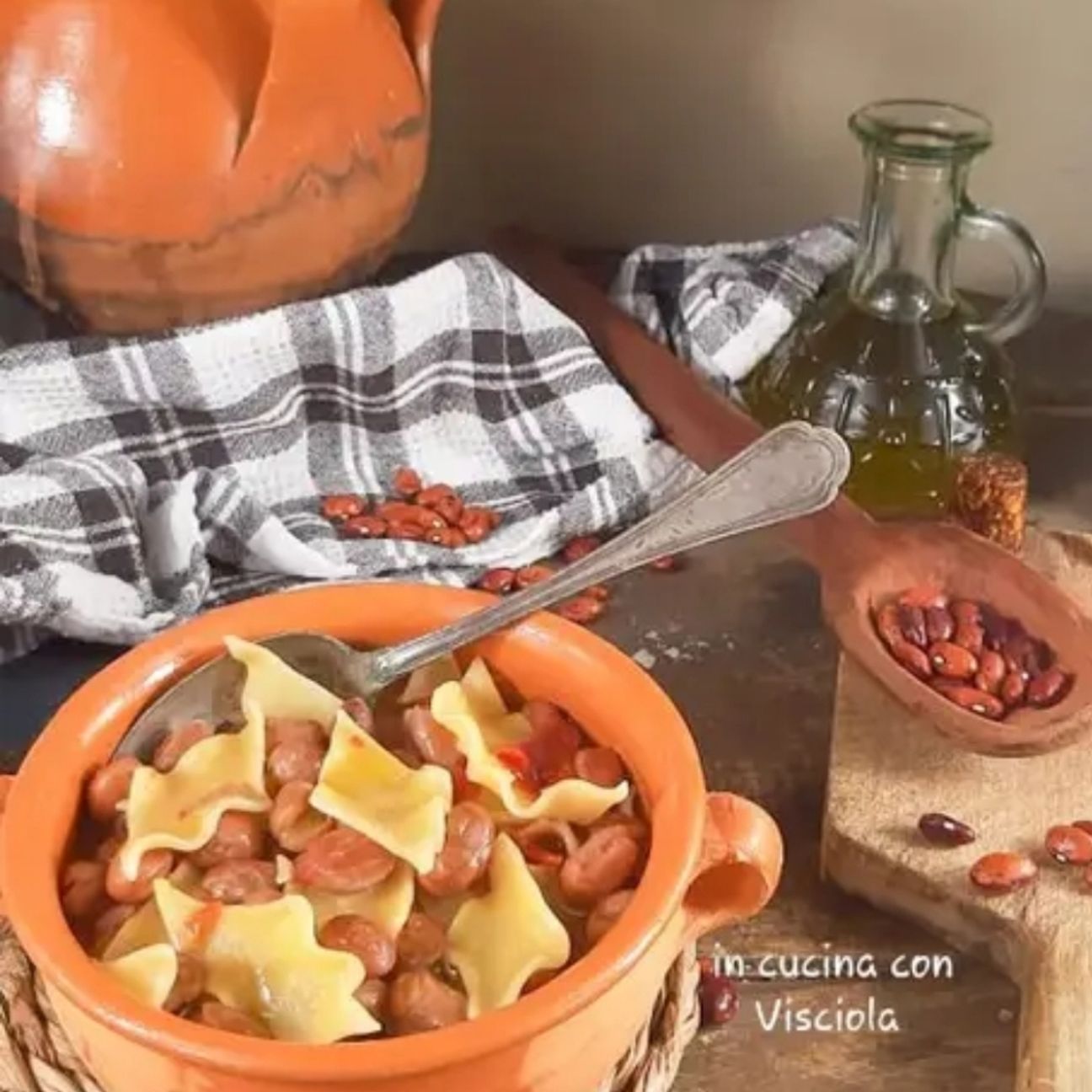 Maltagliati con borlotti