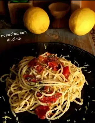 Ricetta Spaghettoni limonati di visciola.versilia