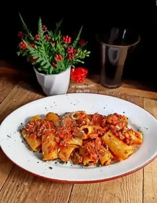 Ricetta Maccheroni alla boscaiola di visciola.versilia