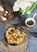 Ricetta Spaghettoni cremosi con cavolfiore e acciuga
