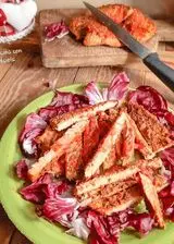 Ricetta Bastoncini di Tacchino su foglia di radicchio