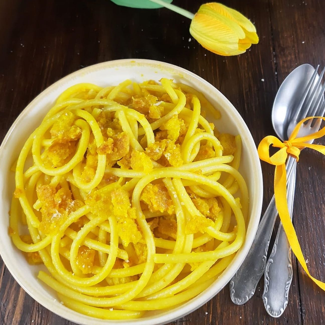 Mezzanelli alla mimosa dorata