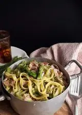 Ricetta Paglia e fieno con asparagi