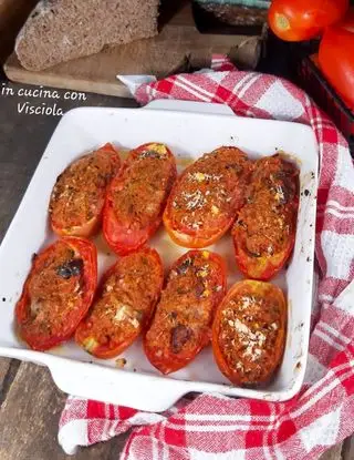 Ricetta Pomodori Dell'Orto Ripieni... Il Sole Racchiuso in Ogni Boccone di visciola.versilia