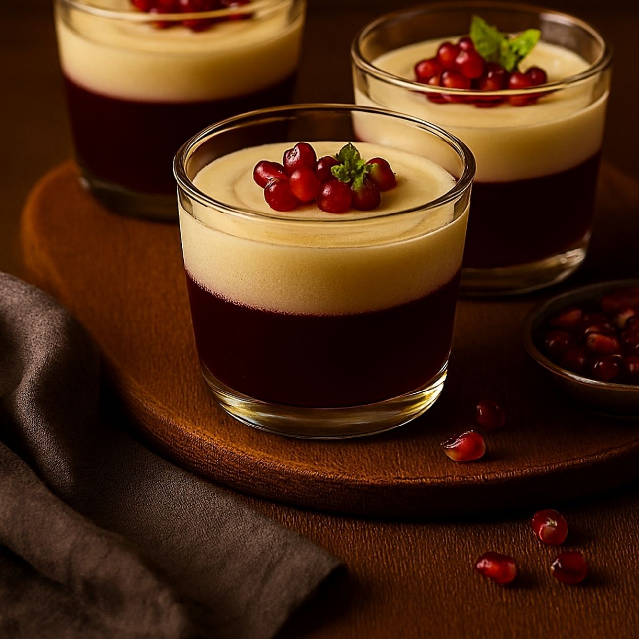 Mousse al melograno