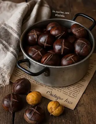 Ricetta Castagne lesse di visciola.versilia