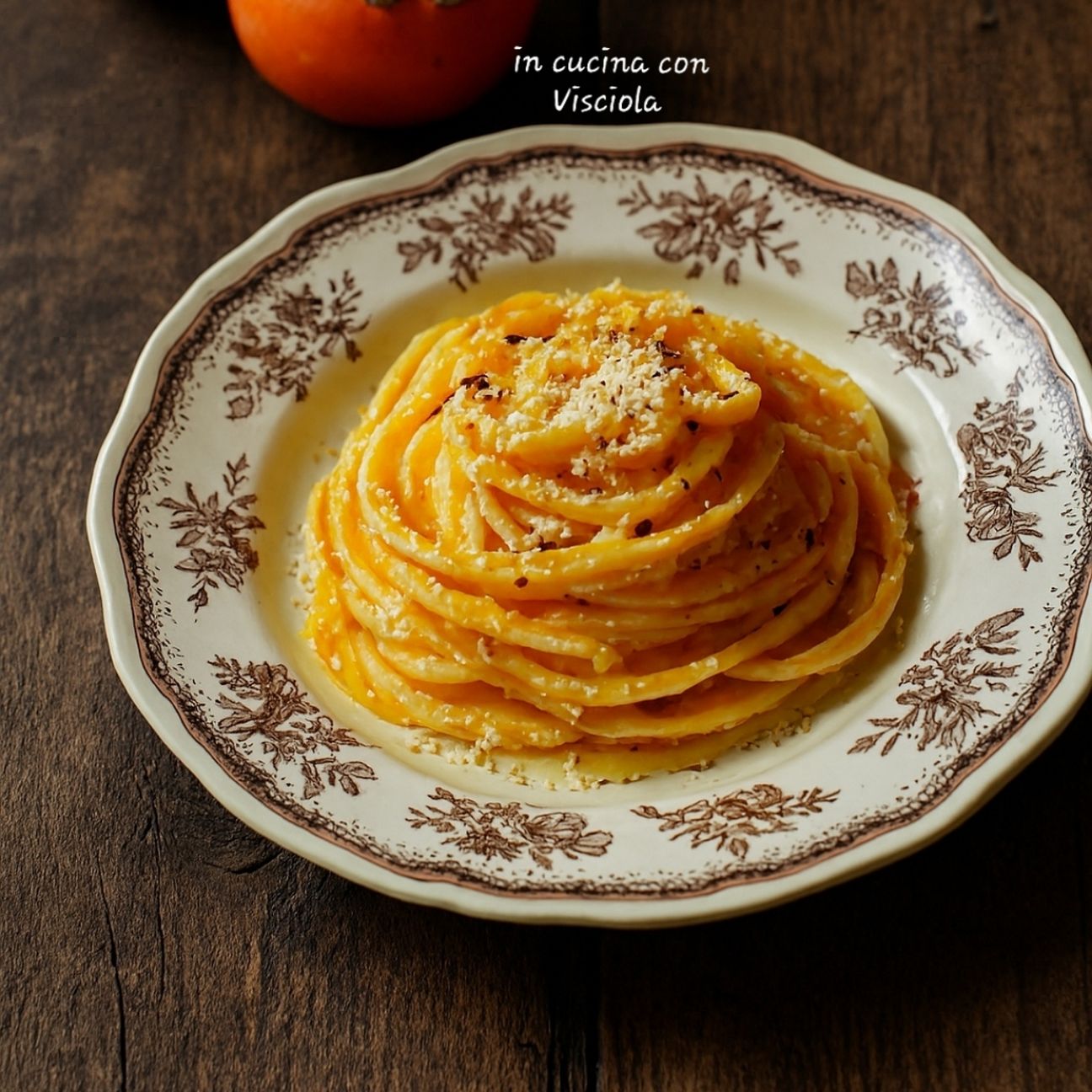 Carbonara di cachi
