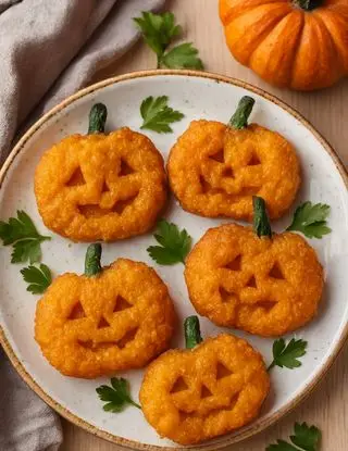Ricetta Frittelle di Zucca a Forma di Zucchetta di visciola.versilia