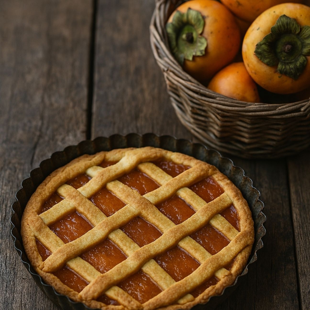 Crostata di cachi