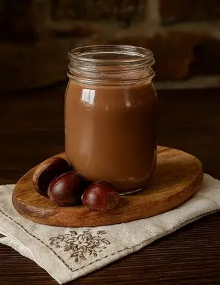 Copertina della ricetta Crema di castagne da conserva di visciola.versilia