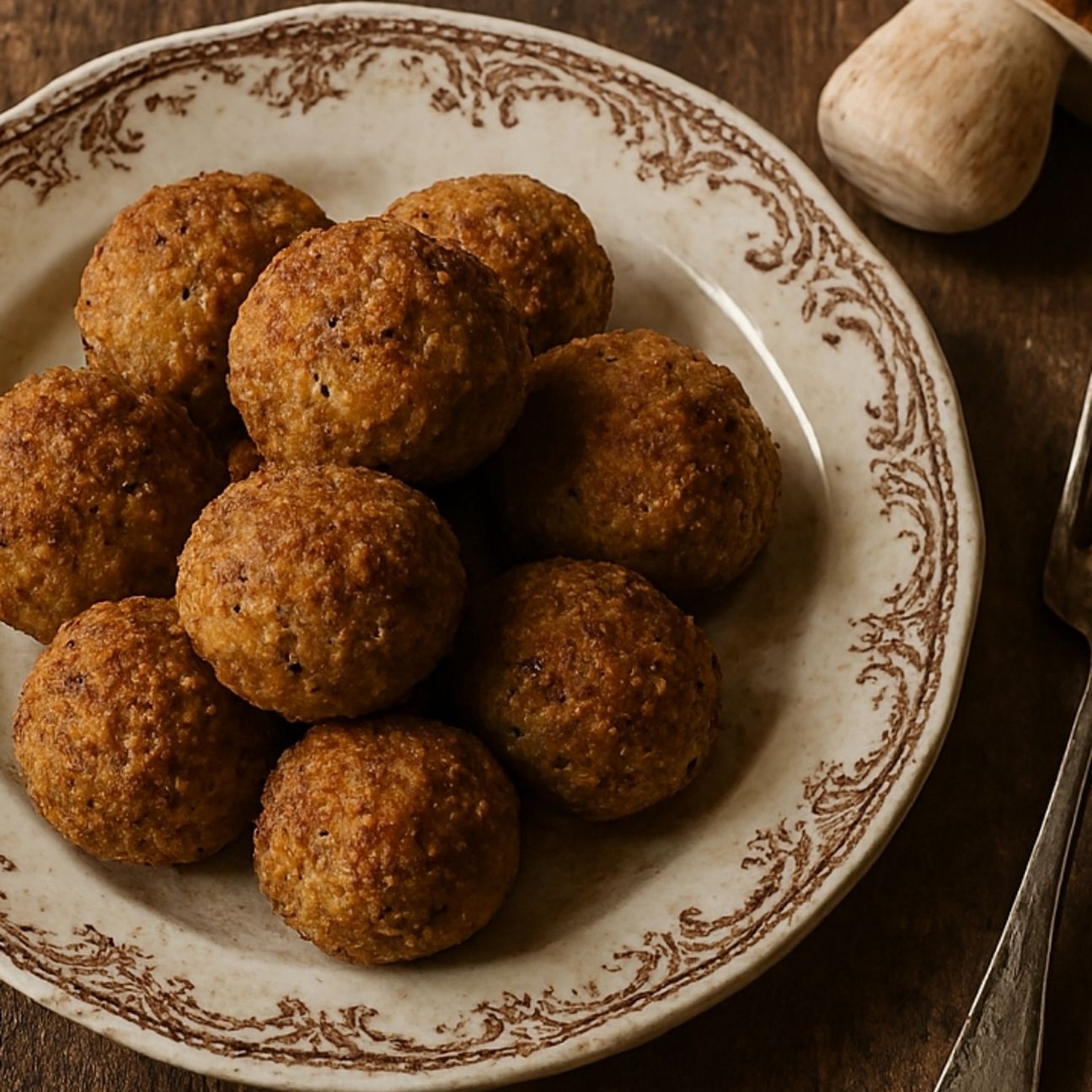 Polpette ai funghi porcini